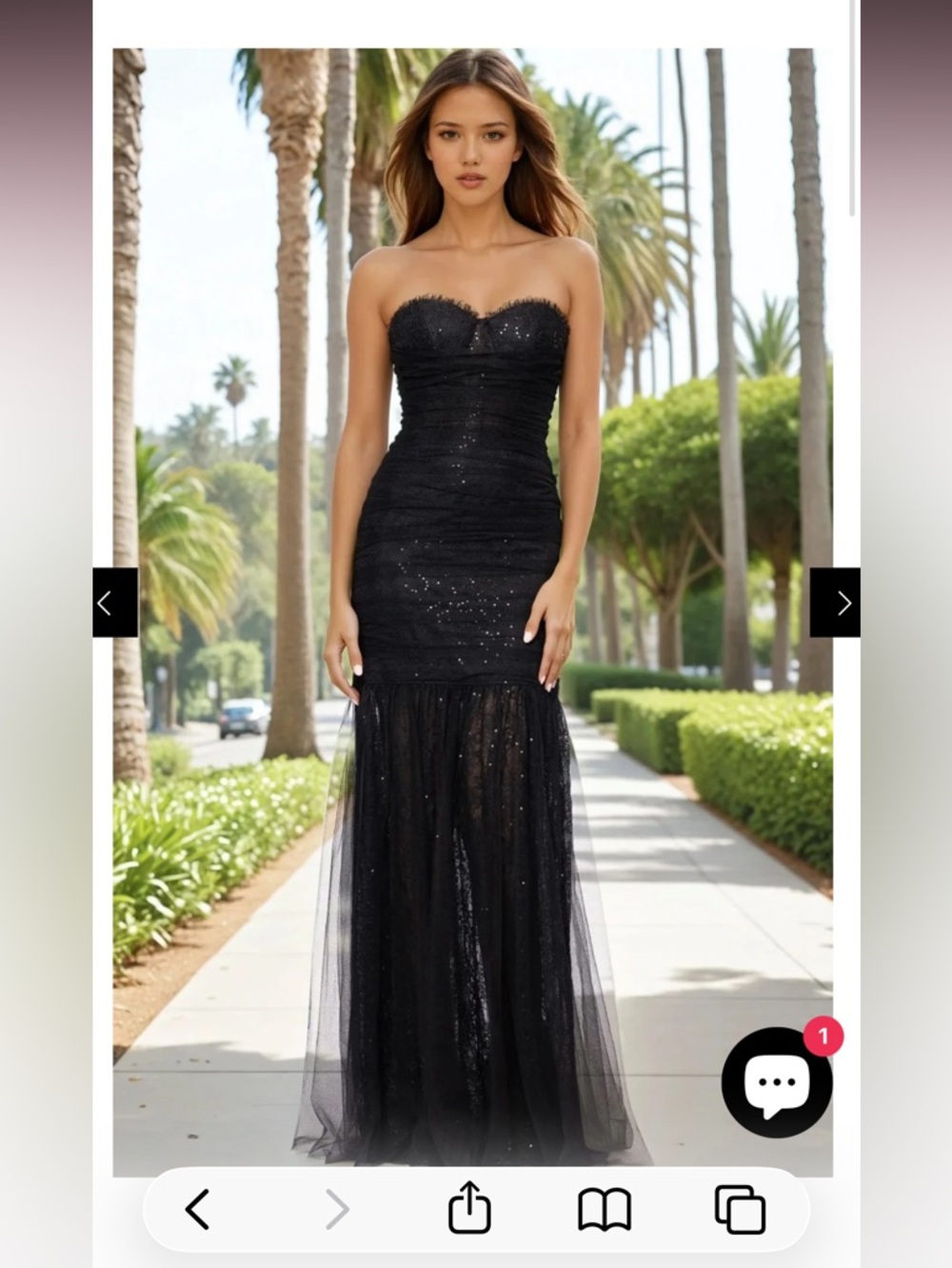 Betsy Adam Black Sparkle Tulle Mermaid Prom Dress Corset top Sz 2 NWT **$299**
